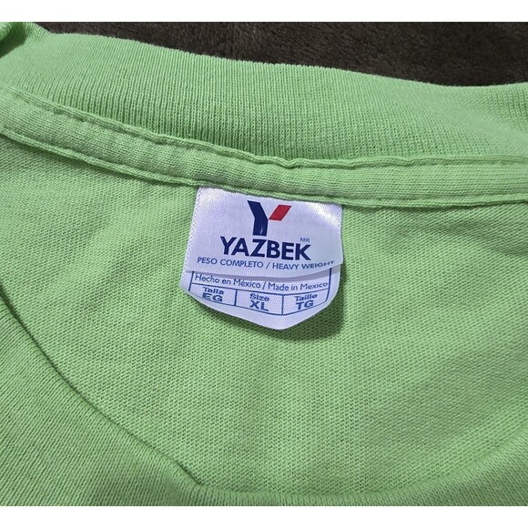 Men's Hawaii T-Shirt USA Yazbek Green Excellent Condition XL - Picture 4 of 4